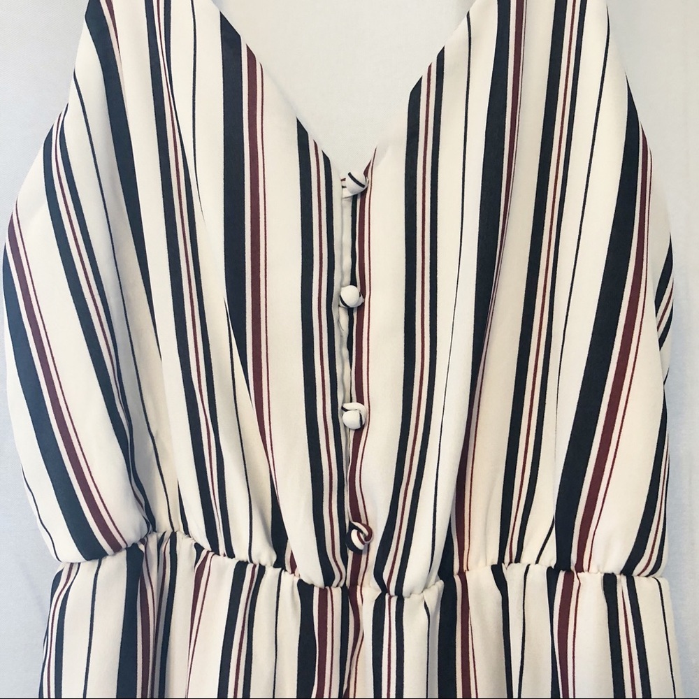 NWT Capri Striped Romper - Picture 3 of 5
